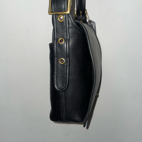 Vintage Coach LEGACY COMPANION FLAP BLACK USA - Picture 3 of 6